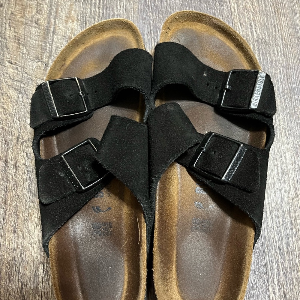 Black Birkenstocks